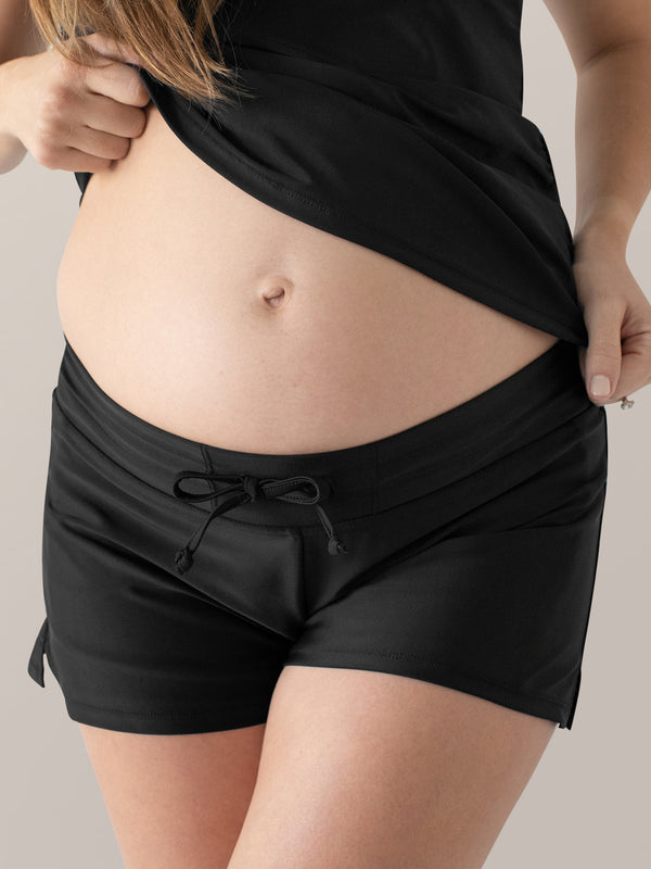 kindred bravely Maternity & Postpartum Swim Short Black