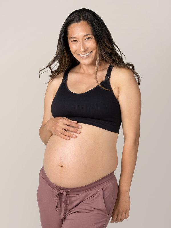 Kindred Bravely Mia Maternity & Nursing Lounge Bra Black