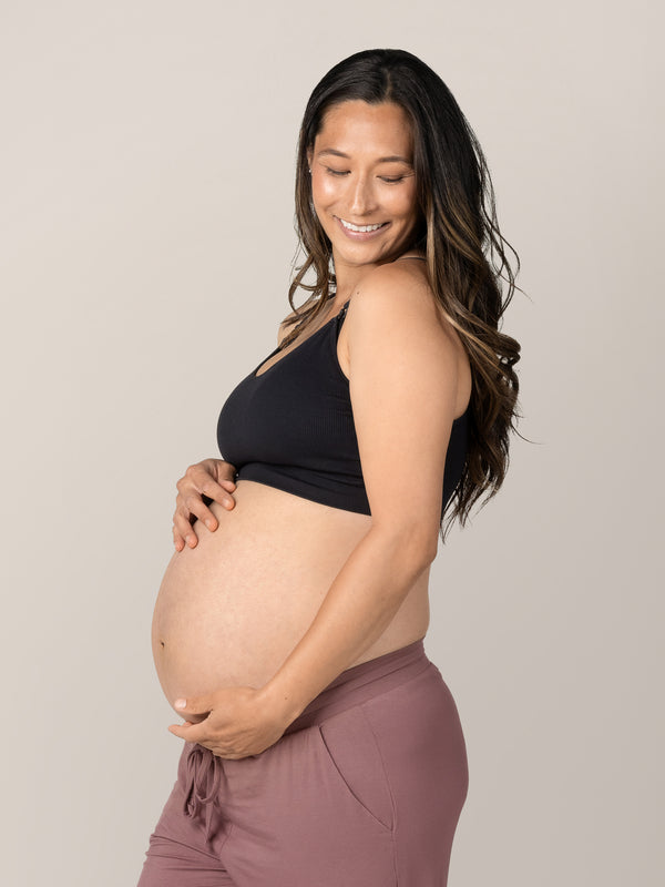 Kindred Bravely Mia Maternity & Nursing Lounge Bra Black