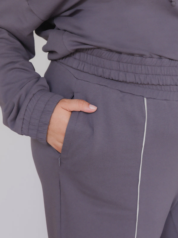 Kindred Bravely Mila High-Waisted Wide Leg Pant Granite