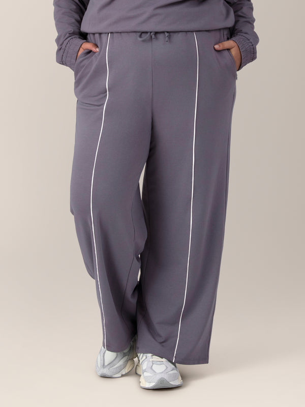 Kindred Bravely Mila High-Waisted Wide Leg Pant Granite