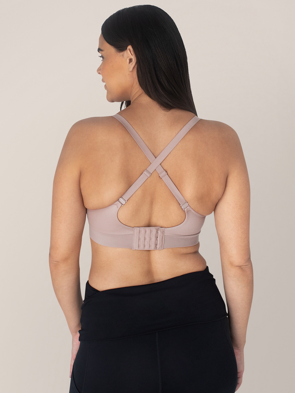 Kindred Bravely Minimalist Hands-Free Pumping & Nursing Bra Lilac Stone