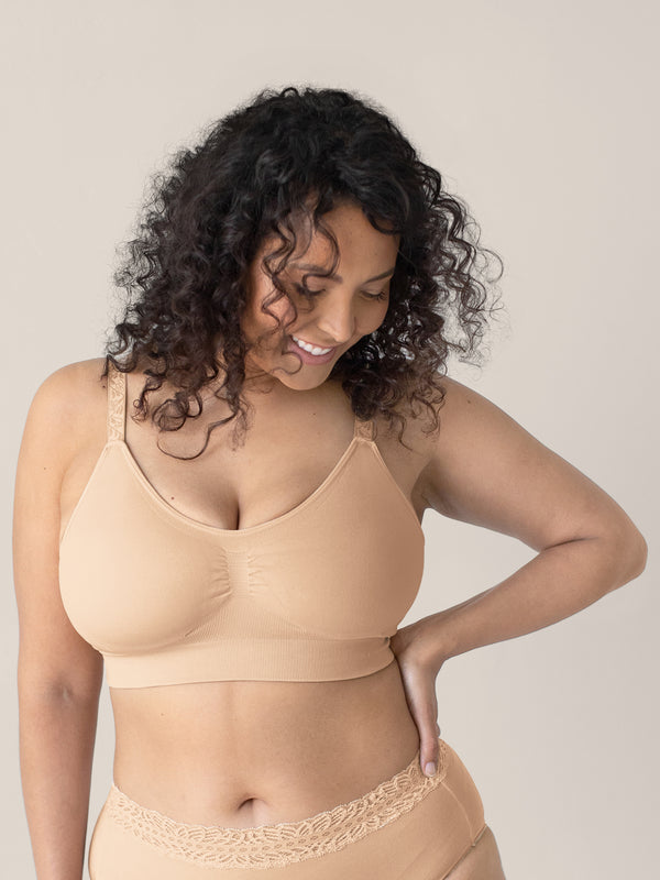 kindred bravely Nellie Sublime® Wireless Bra Beige
