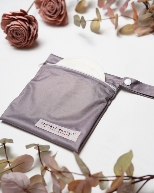 Kindred Bravely Organic Bamboo Reusable Nursing Pads Ivory