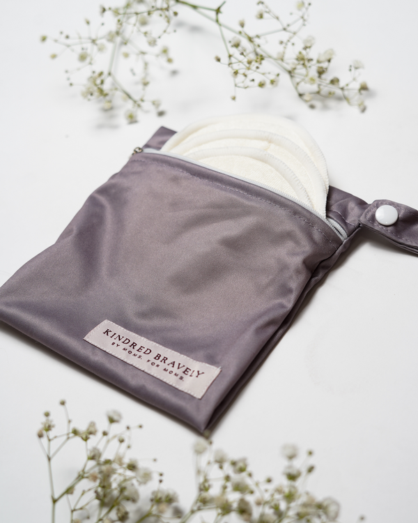 Kindred Bravely Organic Bamboo Reusable Nursing Pads Ivory