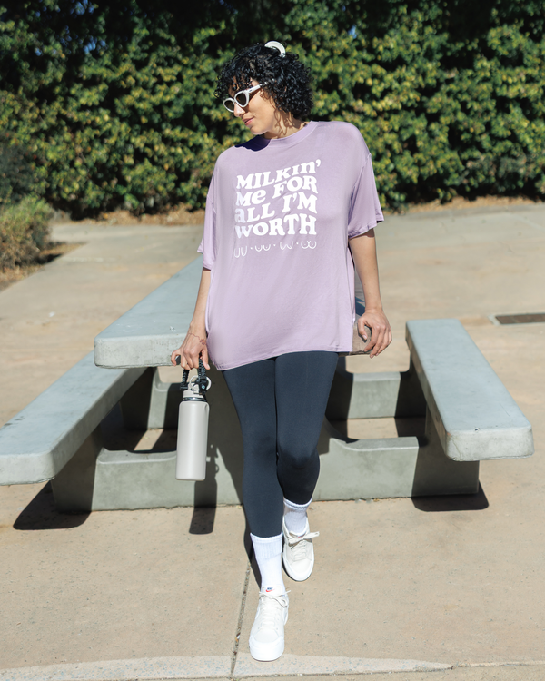 kindred bravely Oversized Graphic Tee For All I'm Worth