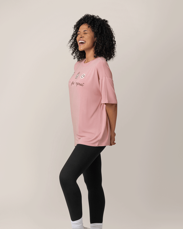 Kindred Bravely Oversized Graphic Tee Love Feed Repeat