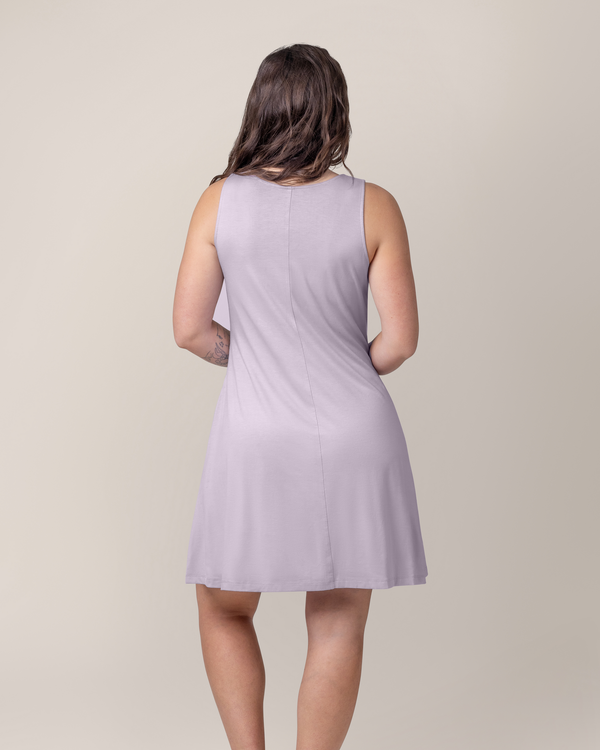 Kindred Bravely Penelope Crossover Nursing Dress Lavender Mist