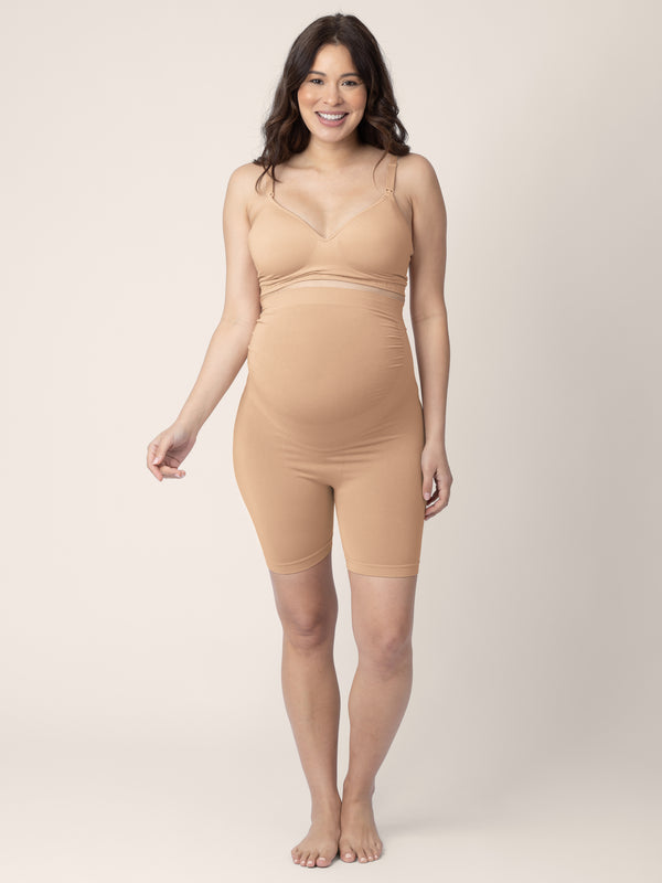 Kindred Bravely Seamless No-Chafe Maternity Underwear Beige