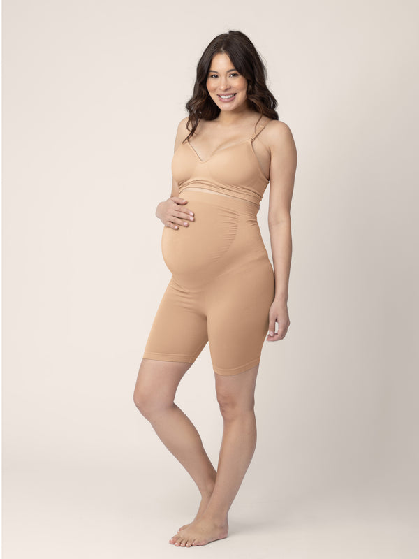kindred bravely Seamless No-Chafe Maternity Underwear Beige