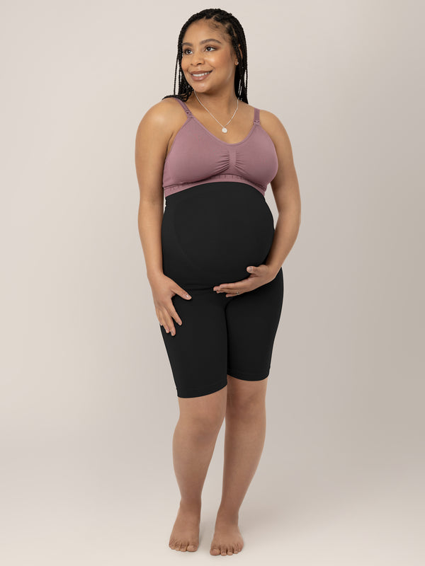 Kindred Bravely Seamless No-Chafe Maternity Underwear Black