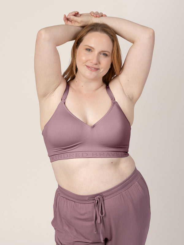 Kindred Bravely Signature Sublime® Contour Hands-Free Pumping & Nursing Bra Twilight