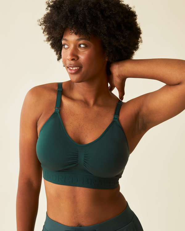 kindred bravely Simply Sublime® Nursing Bra Evergreen