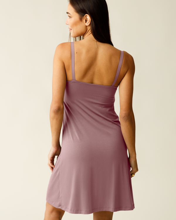 Kindred Bravely Stella Hands-Free Pumping & Nursing Nightgown Twilight