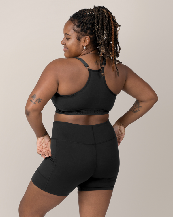 Kindred Bravely Stevie Active Postpartum Bike Short Black