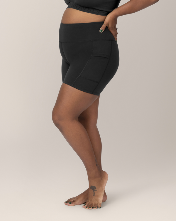 Kindred Bravely Stevie Active Postpartum Bike Short Black