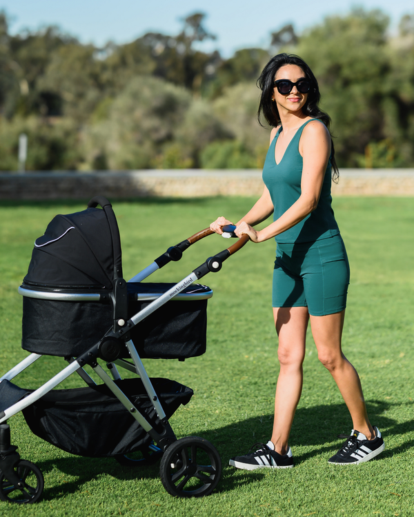 Kindred Bravely Stevie Active Postpartum Bike Short Teal