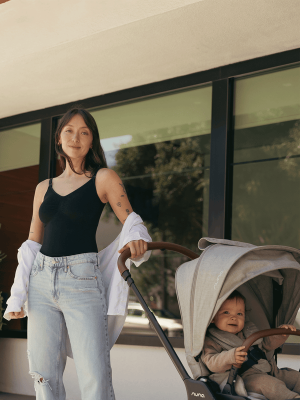 Kindred Bravely Sublime® Bamboo Maternity & Nursing Bodysuit Black