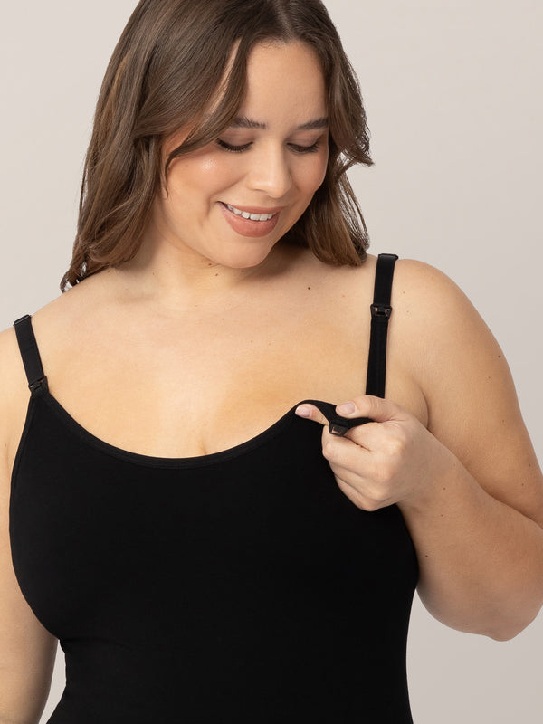 Kindred Bravely Sublime® Bamboo Maternity & Nursing Camisole Black
