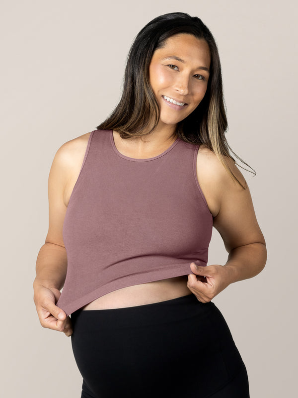 Kindred Bravely Sublime® Bamboo Maternity & Nursing Longline Bra Top Twilight