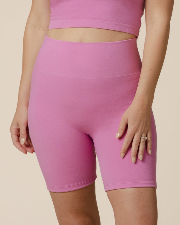 Kindred Bravely Sublime® Bamboo Maternity & Postpartum Bike Short Soft Fuchsia