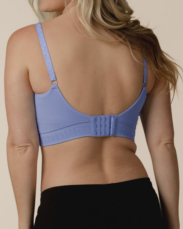 Kindred Bravely Sublime® Hands-Free Pumping & Nursing Bra Blue Wisteria