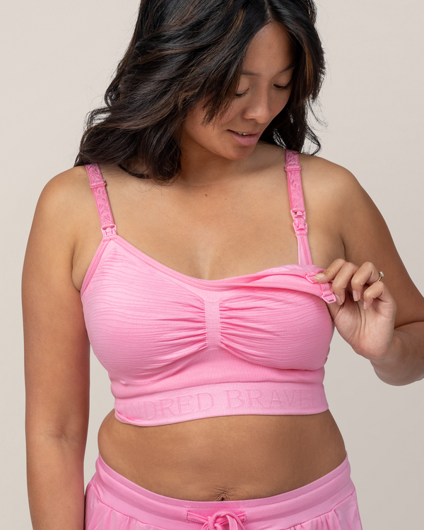 Kindred Bravely Sublime® Hands-Free Pumping & Nursing Bra Bubblegum