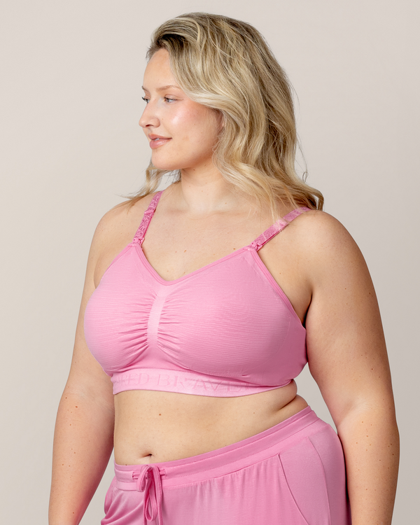 kindred bravely Sublime® Hands-Free Pumping & Nursing Bra Bubblegum