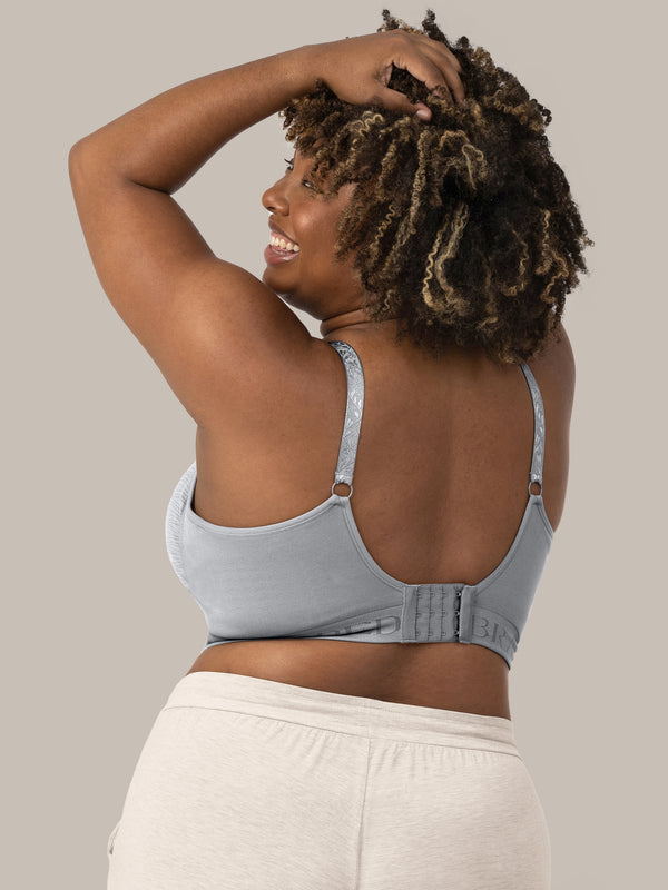 Kindred Bravely Sublime® Hands-Free Pumping & Nursing Bra Grey
