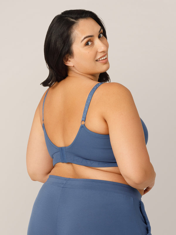 Kindred Bravely Sublime® Hands-Free Pumping & Nursing Bra Slate Blue