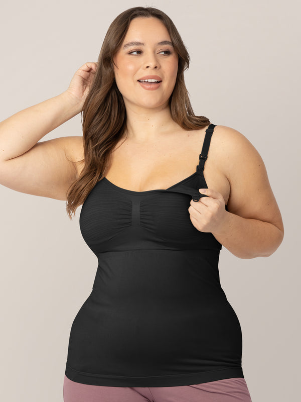 Kindred Bravely Sublime® Hands-Free Pumping & Nursing Tank Black