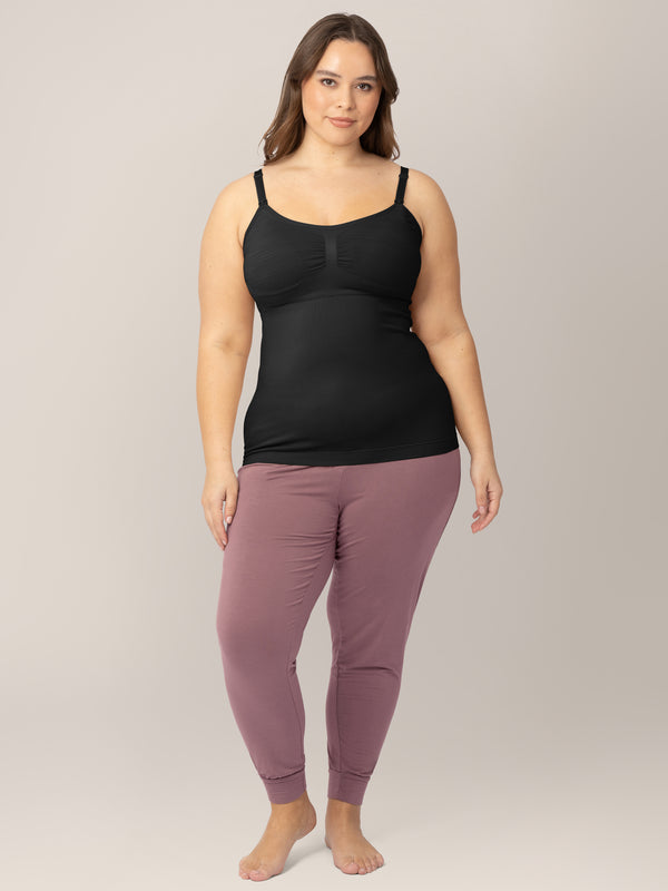 Kindred Bravely Sublime® Hands-Free Pumping & Nursing Tank Black