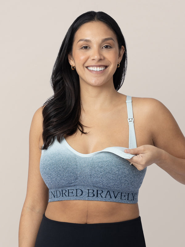 Kindred Bravely Sublime® Nursing Sports Bra Ombre Storm
