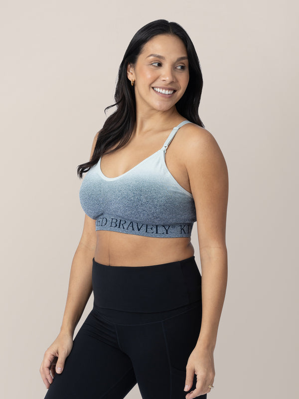 Kindred Bravely Sublime® Nursing Sports Bra Ombre Storm