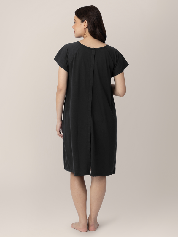 Kindred Bravely Universal Labor & Delivery Gown Black