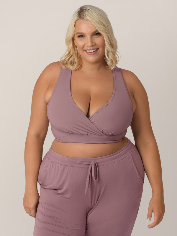 Kindred Bravely Wash Wear Spare® French Terry Nursing Bra Pack Twilight