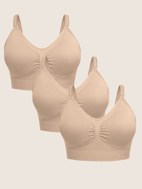 kindred bravely Wash Wear Spare® Nursing Bra Pack Beige