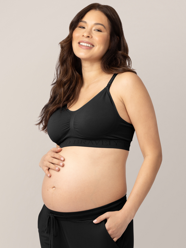 Kindred Bravely Wash Wear Spare® Nursing Bra Pack Black
