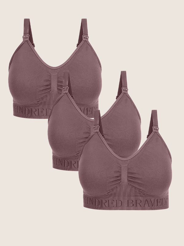 kindred bravely Wash Wear Spare® Nursing Bra Pack Twilight