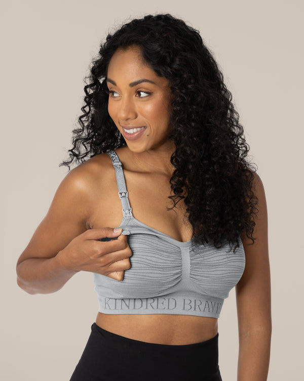 Kindred Bravely Wash Wear Spare® Pumping Bra Pack Grey