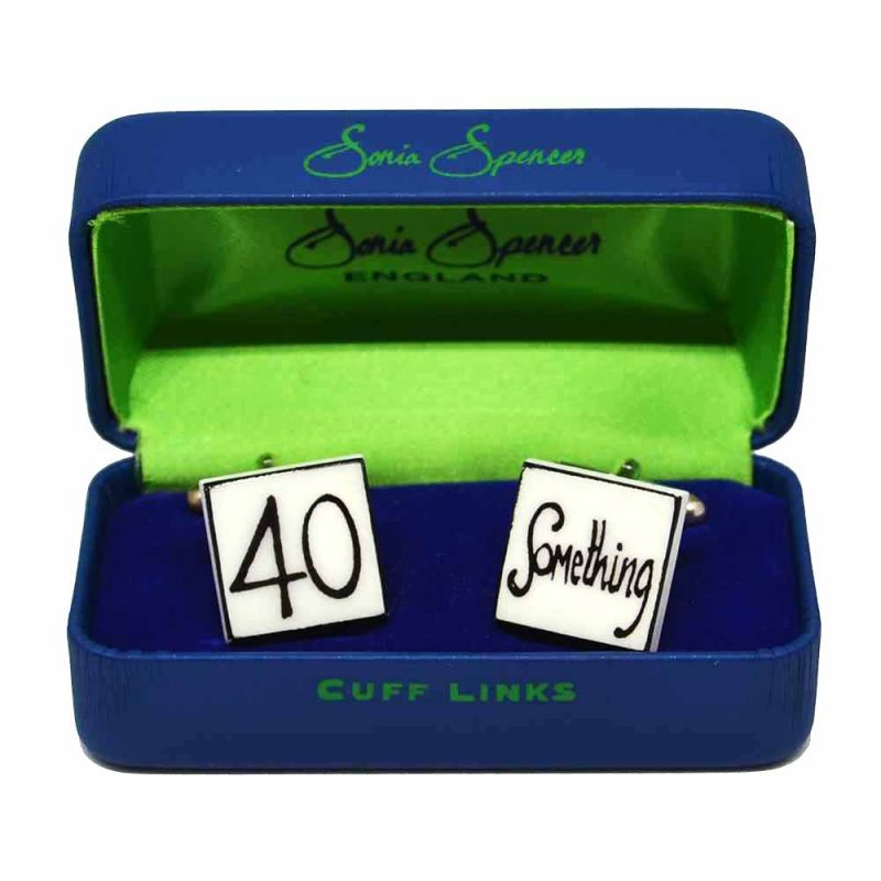 King & Priory 40 Something Cufflinks By Sonia Spencer