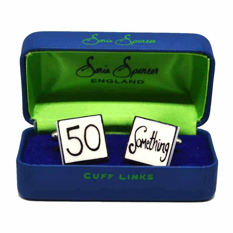 King & Priory 50 Something Cufflinks By Sonia Spencer