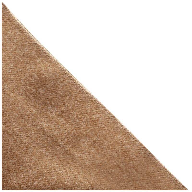 King & Priory Camel Brown Donegal Tweed Pocket Square