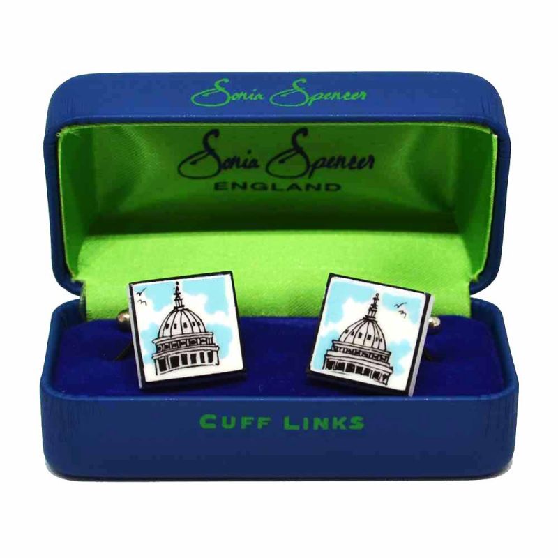 King & Priory Capitol Building Cufflinks By Sonia Spencer
