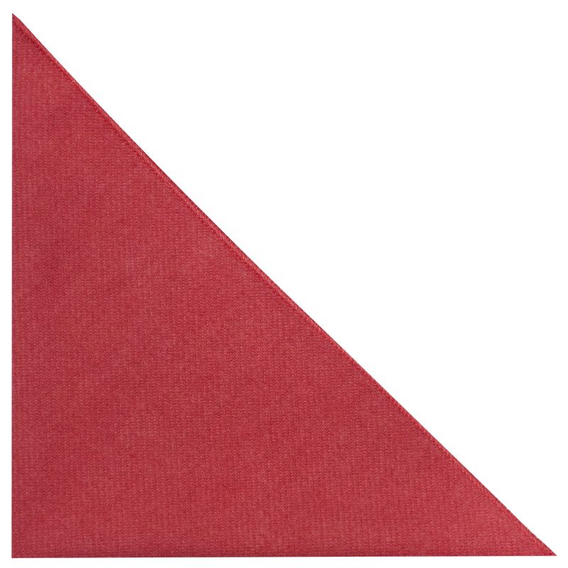 King & Priory Dark Pastel Red Donegal Tweed Pocket Square