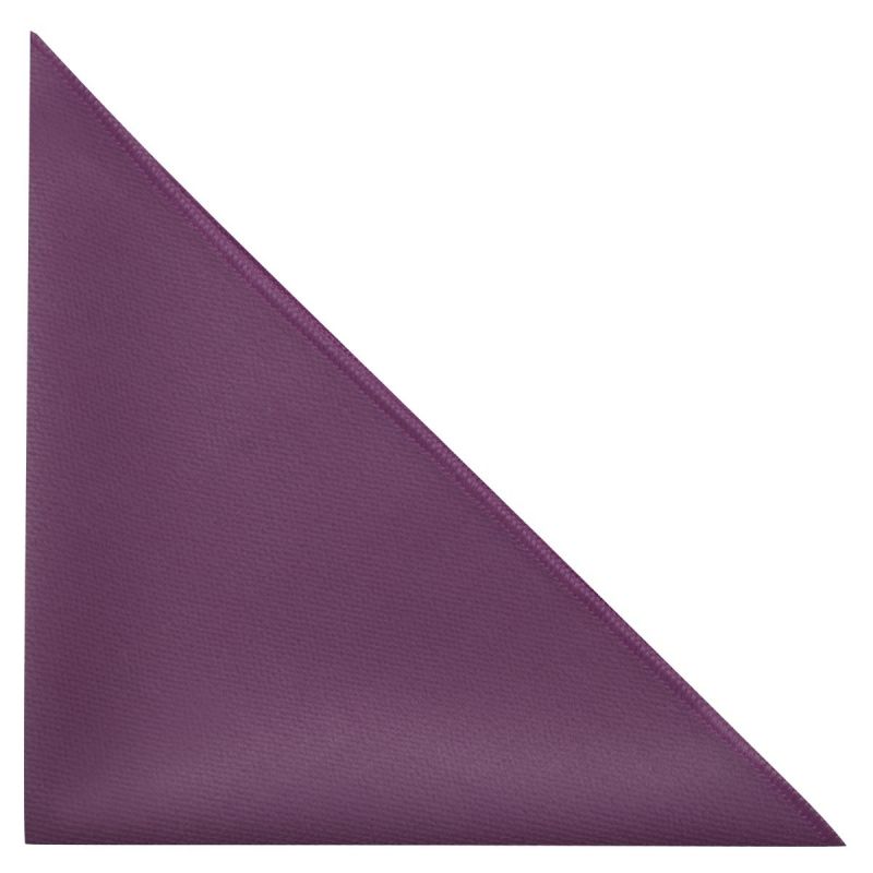 King & Priory Deep Purple Textured Velvet Pocket Square