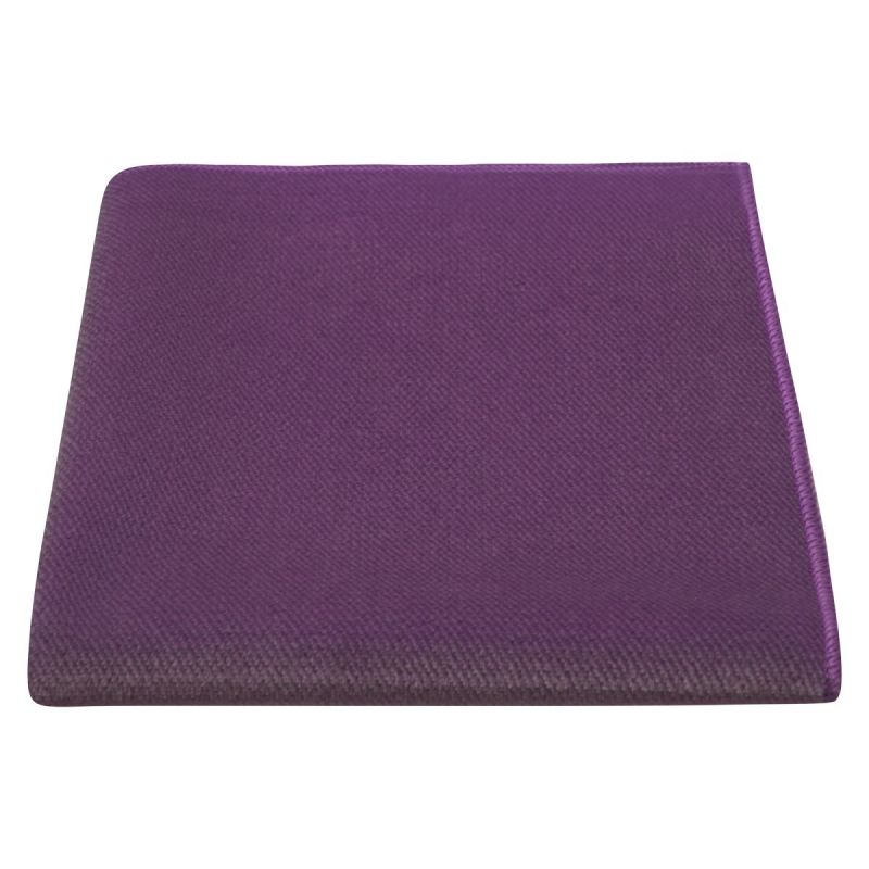 king & priory Deep Purple Textured Velvet Pocket Square