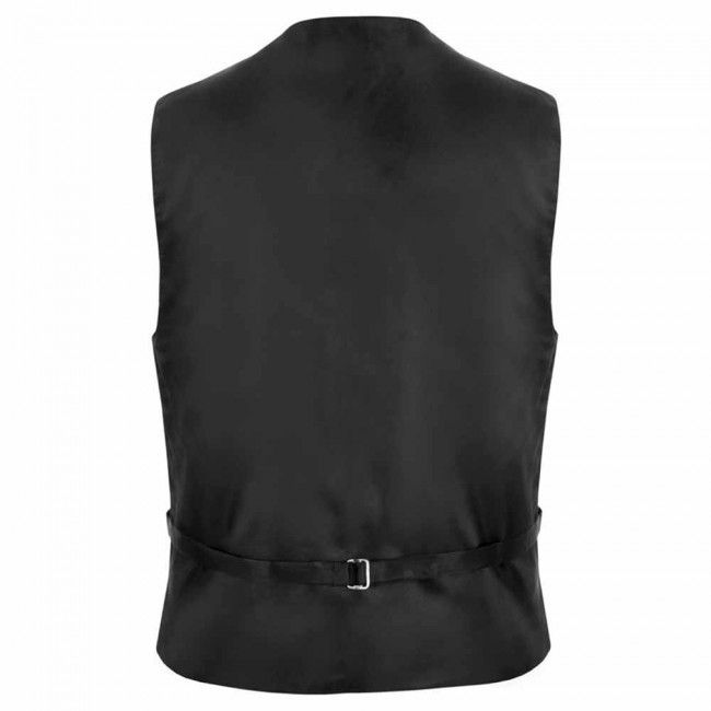 King & Priory Heritage Check Cedar Brown Waistcoat & Bow Tie Set