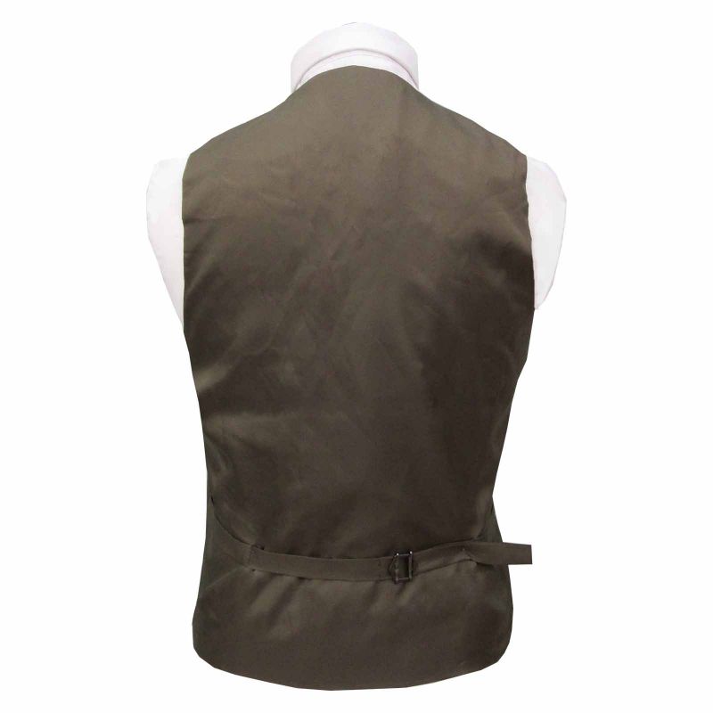 King & Priory Heritage Check Regency Green Waistcoat & Matching Tie & Pocket Square