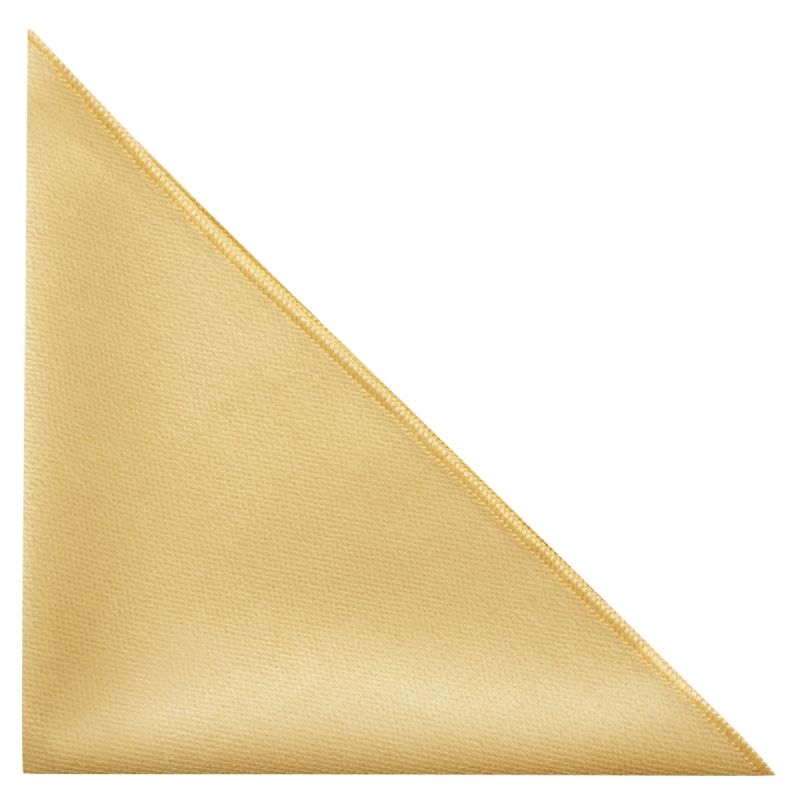 King & Priory Heritage Gold Textured Velvet Pocket Square